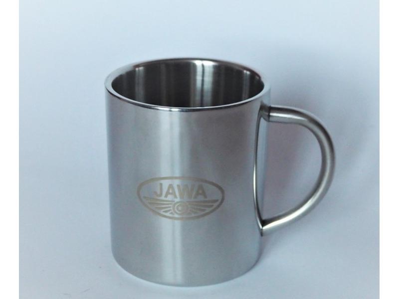 Kubek, 250 ml, stal nierdzewna, logo JAWA